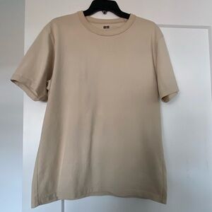 Uniqlo U Crew Neck T Shirt - Beige - Medium - Men’s